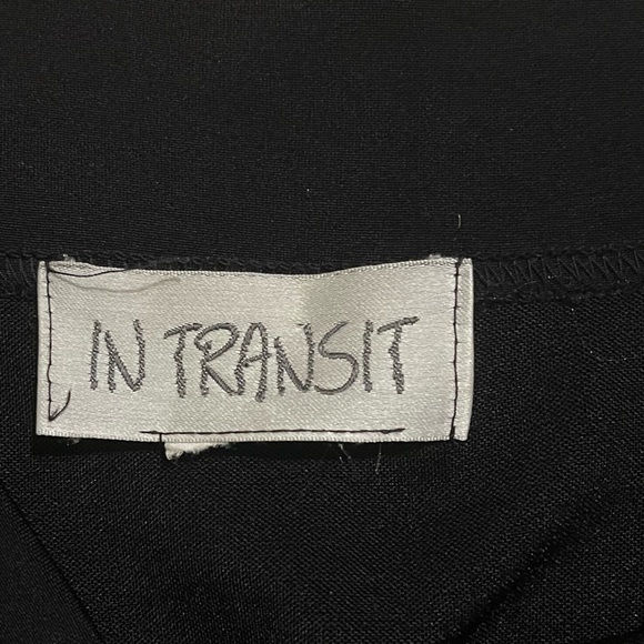 Vintage 80s/90s In Transit black mini skirt - Picture 5 of 5